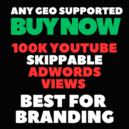 🚀 100K YouTube Views Service via Google Ads (Skippable Views) – Delivered in 10–11 Days!